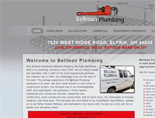 Tablet Screenshot of bellmanplumbing.com